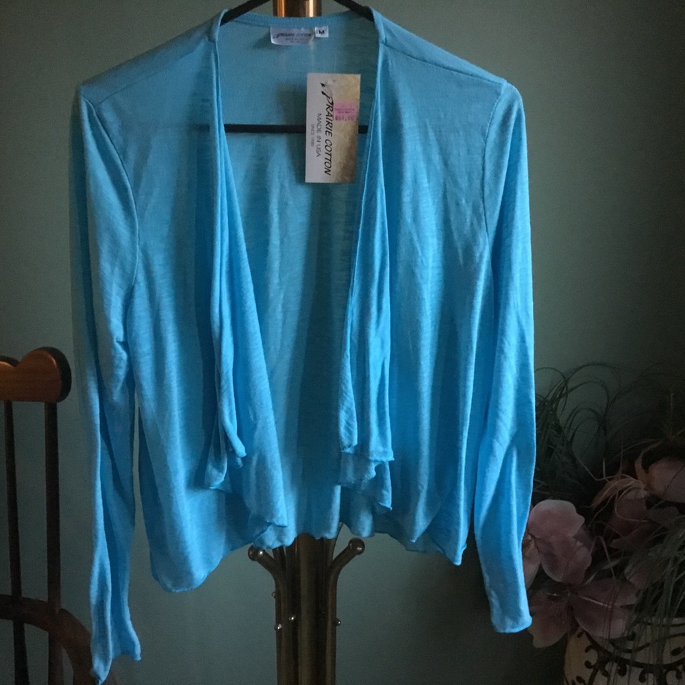 Ladies Soft Lightweight Boutique Cardigan Style Top - Size M - NWT